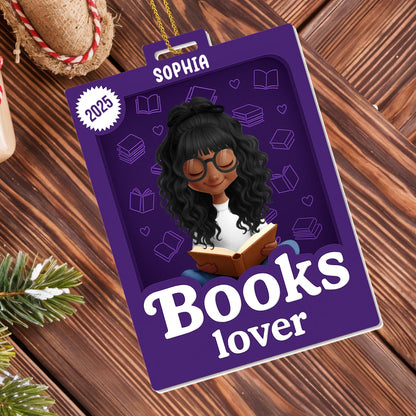 Books Lover Featuring a Young Girl and Book