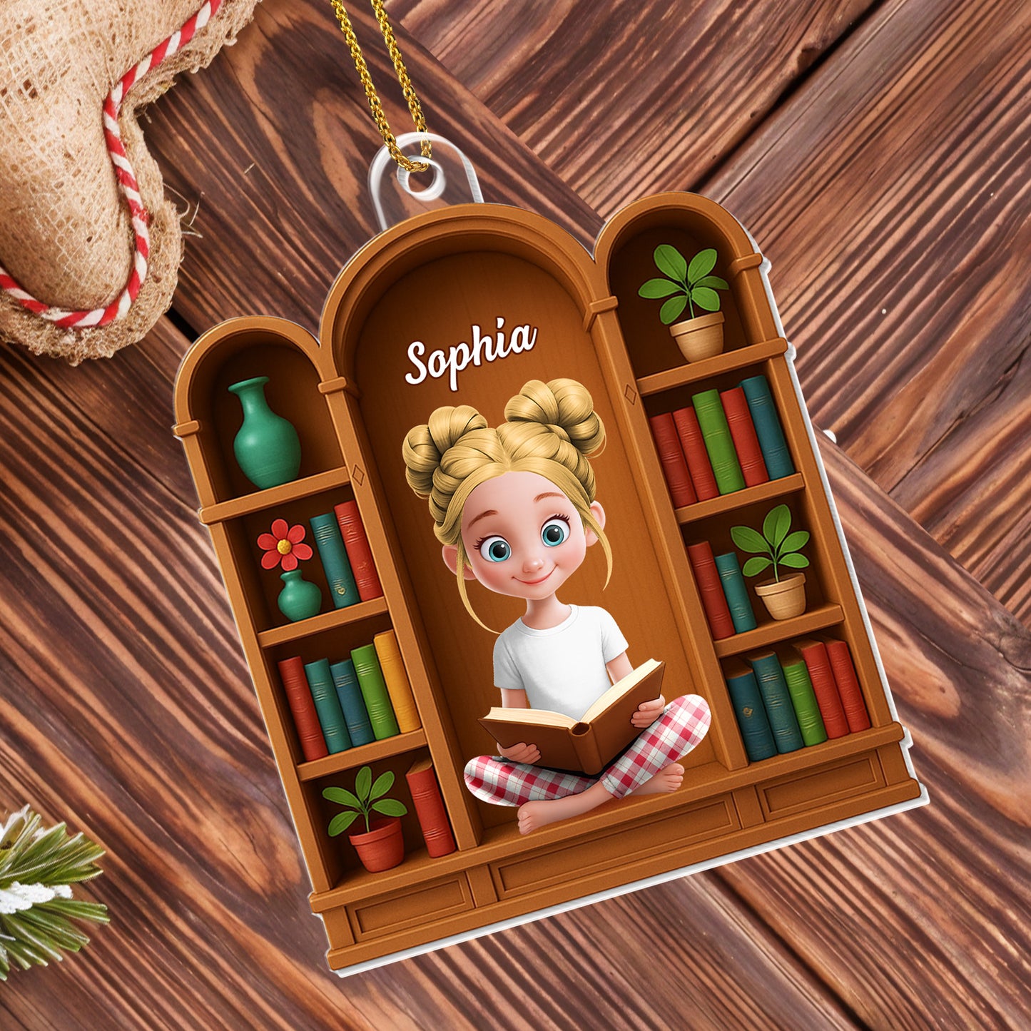 Unwind In Your Personal Library Nook With Books And Plants