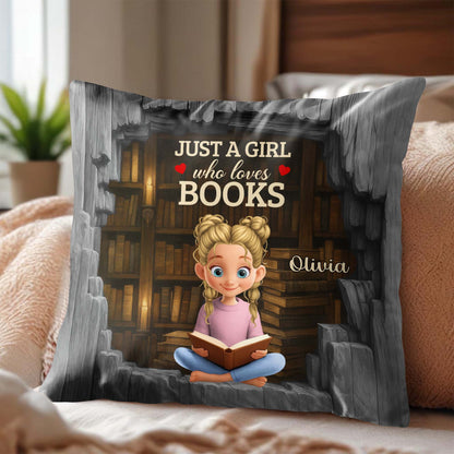 Just A Girl Who Loves Books With Hearts