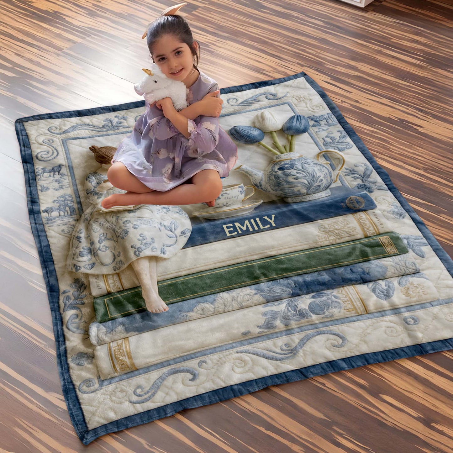 Just A Girl Who Loves Books With Teacup And Vase