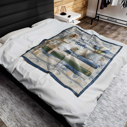 Just A Girl Who Loves Books With Teacup And Vase