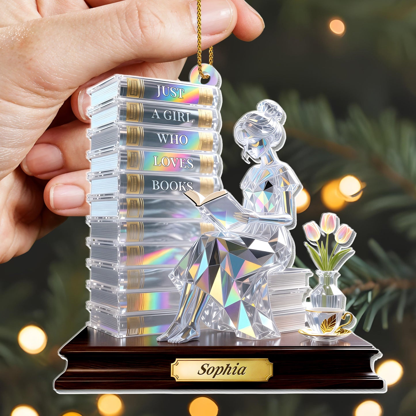 Just A Girl Who Loves Books, Reading Enthusiast Decor