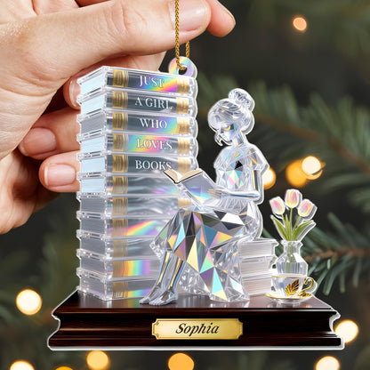 Just A Girl Who Loves Books, Reading Enthusiast Decor