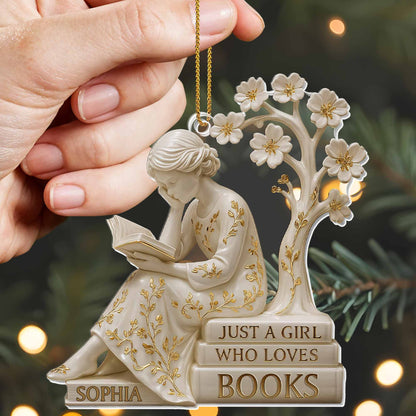 Just A Girl Who Loves Books And Flowers