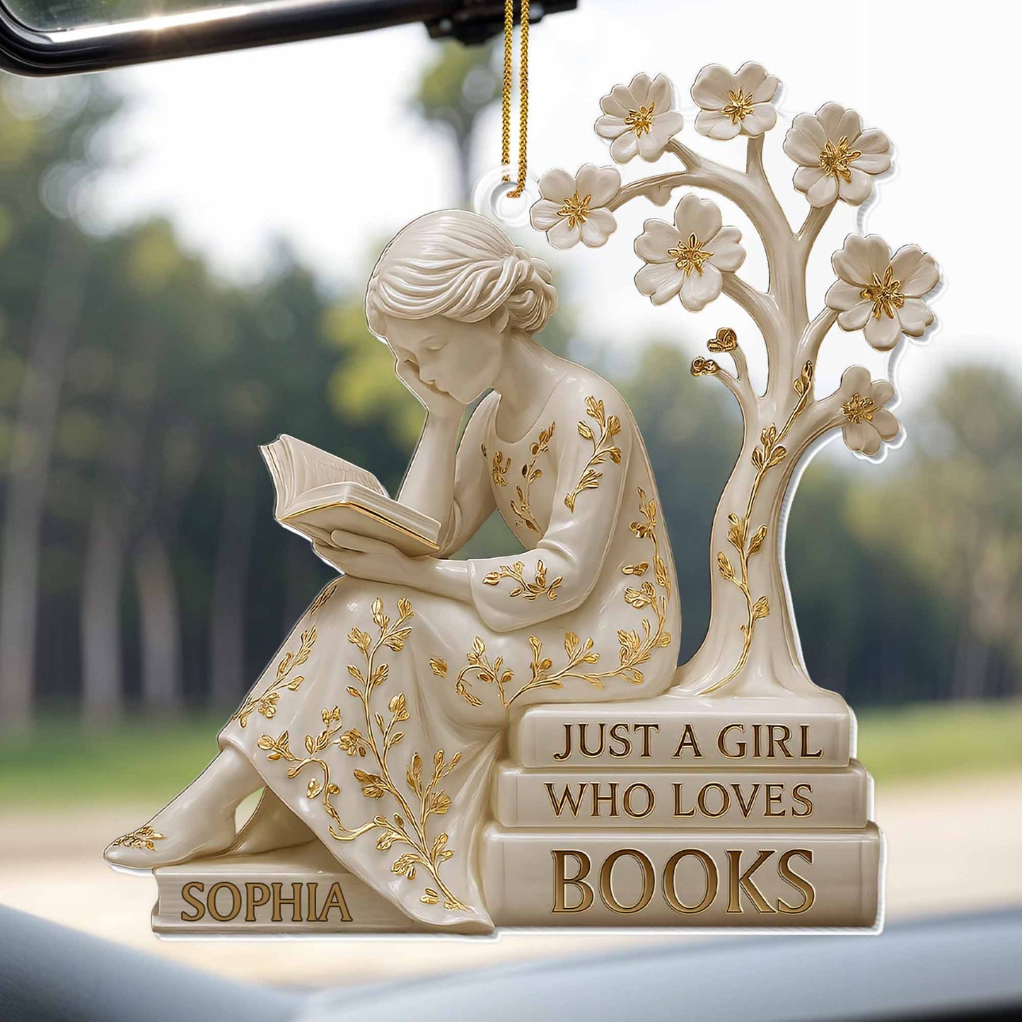 Just A Girl Who Loves Books And Flowers