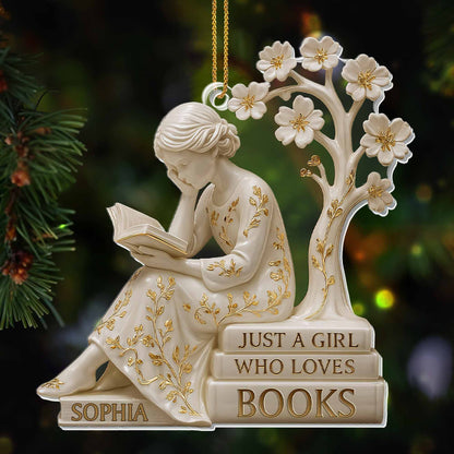 Just A Girl Who Loves Books And Flowers