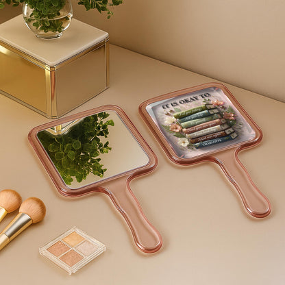 It Is Okay To Feel Your Feelings, Books And Flowers Design