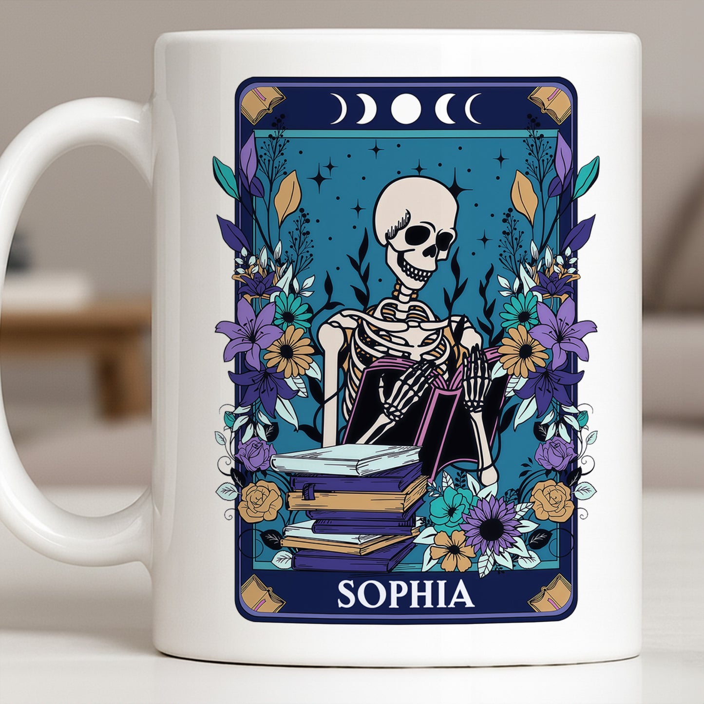 Enjoy Every Moment With Books And Flowers