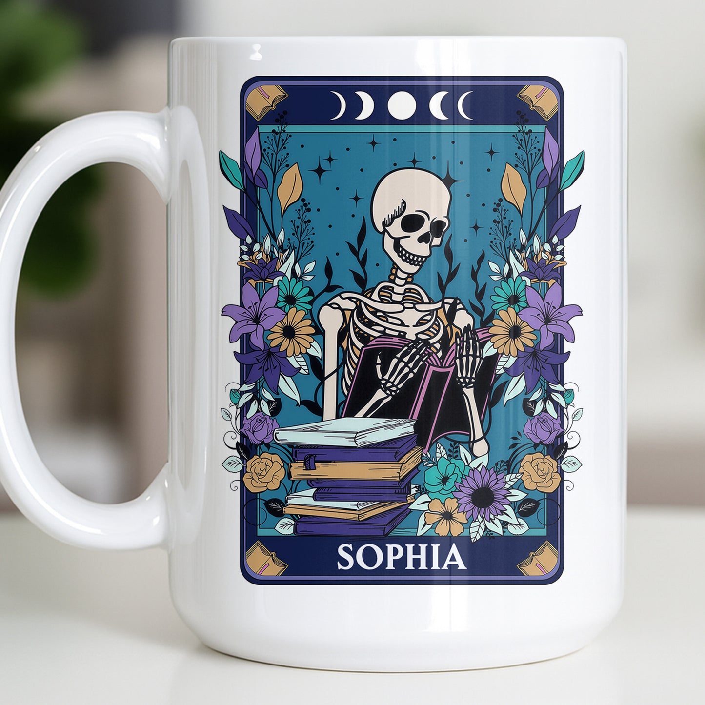 Enjoy Every Moment With Books And Flowers