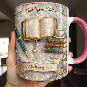 Book Lover Edition, My Happy Place With Books And Coffee