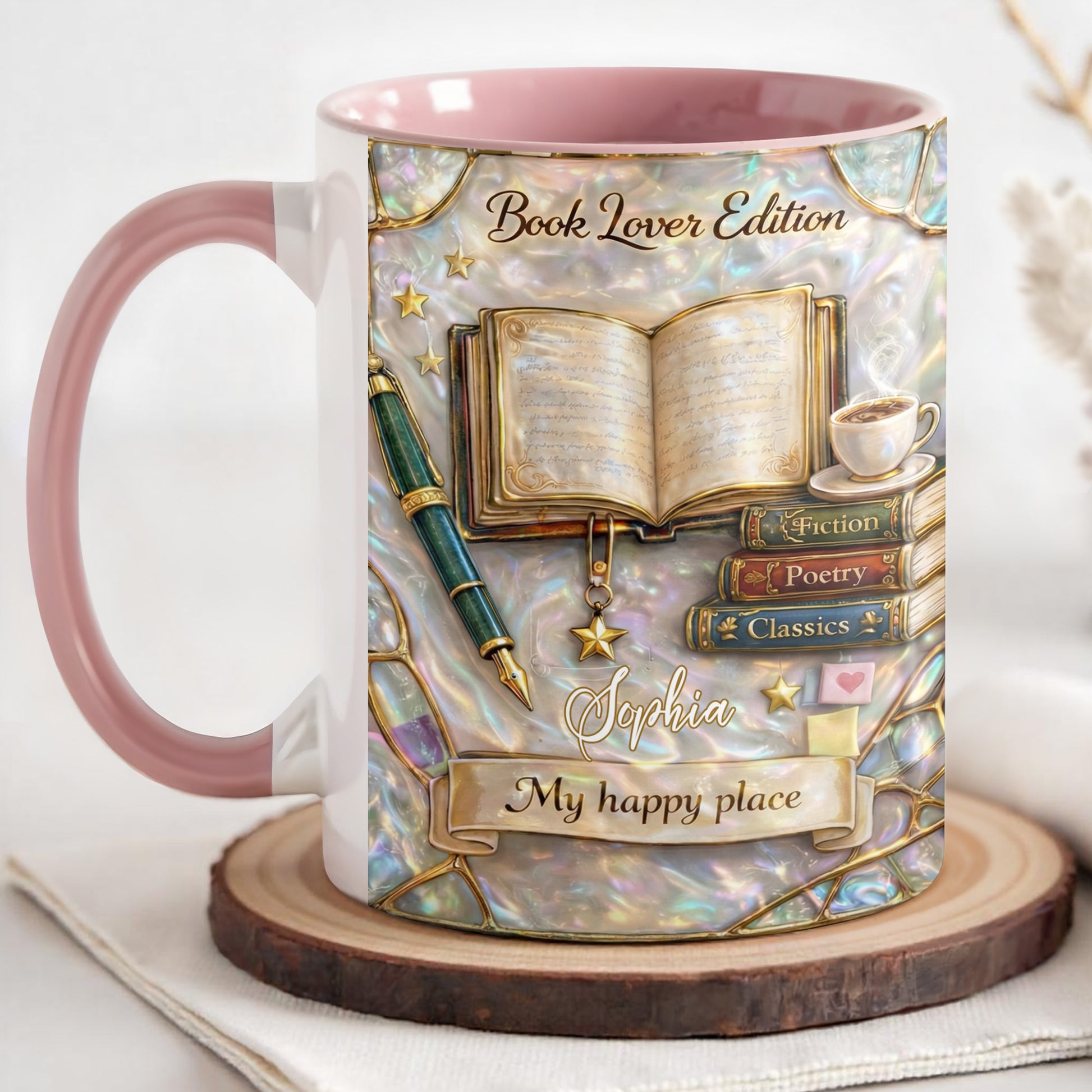 Book Lover Edition, My Happy Place With Books And Coffee