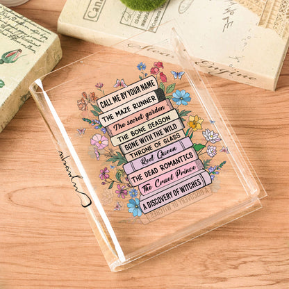 Call Me By Your Name With Books And Flowers
