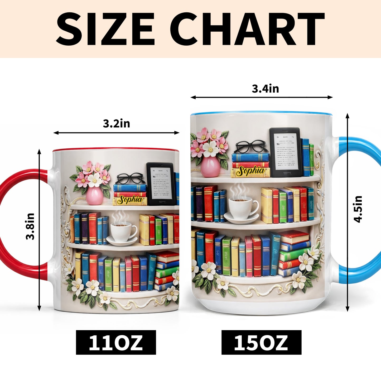 Celebrate The Beauty Of Knowledge And Comfort, Books And Coffee Cup Design