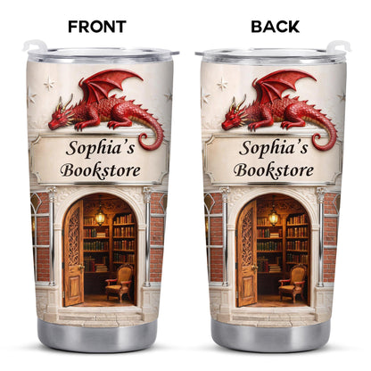 Sophia's Bookstore With Dragon And Stars