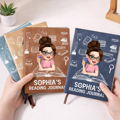 My Reading Journal With Books And Pen