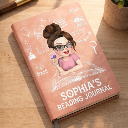 My Reading Journal With Books And Pen