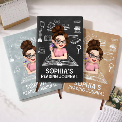 My Reading Journal With Books And Pen