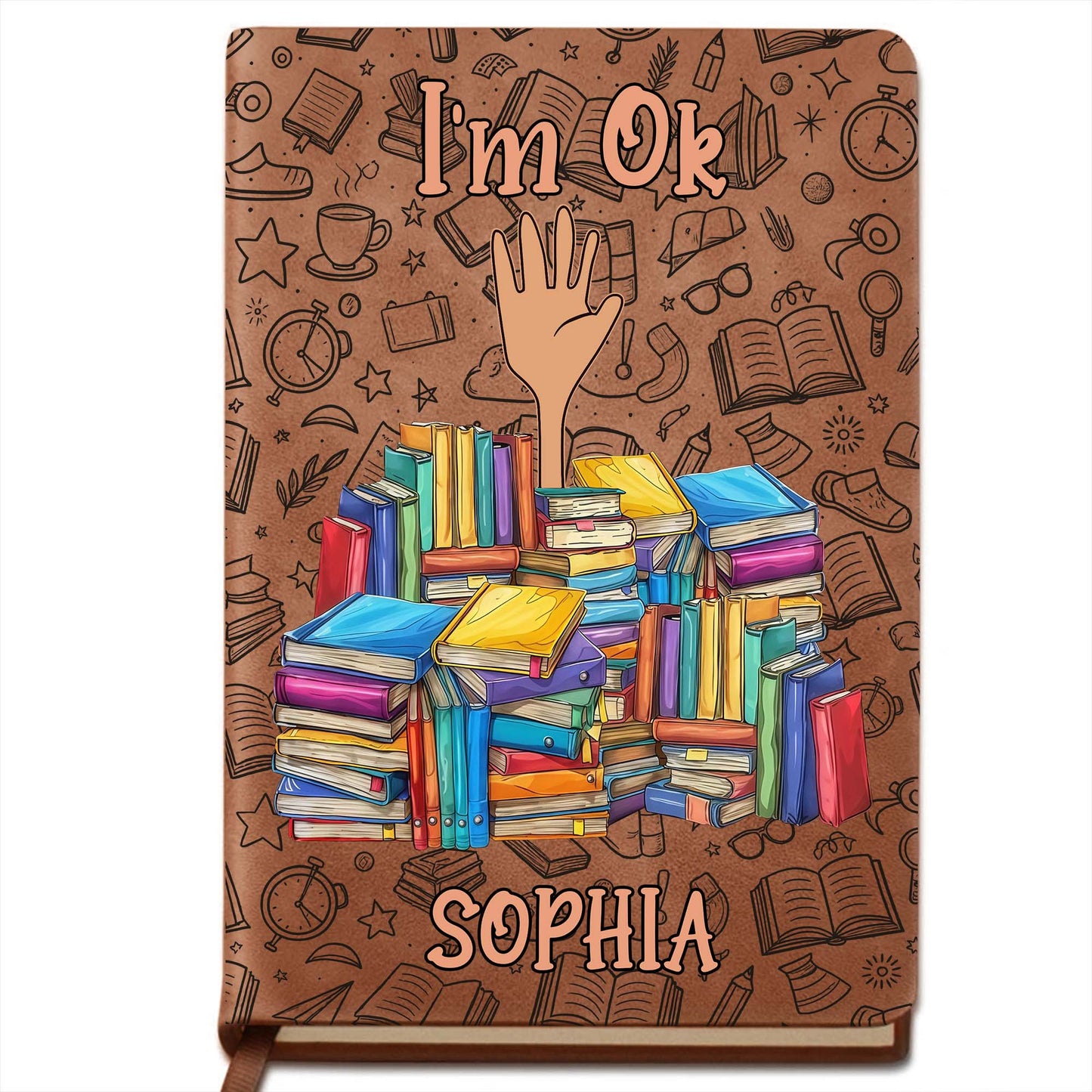 I'm Ok, Books And Coffee Design