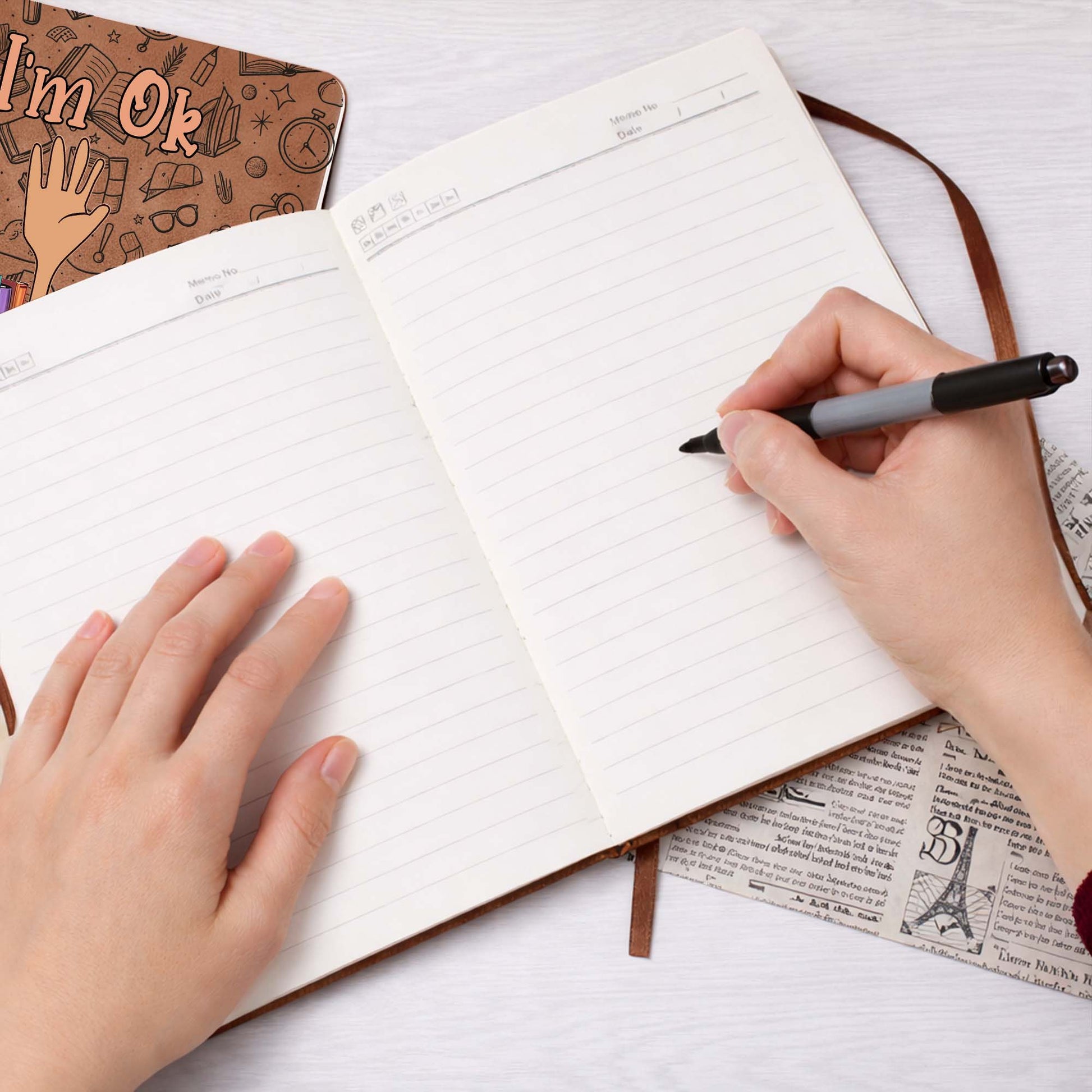 I'm Ok, Books And Coffee Design