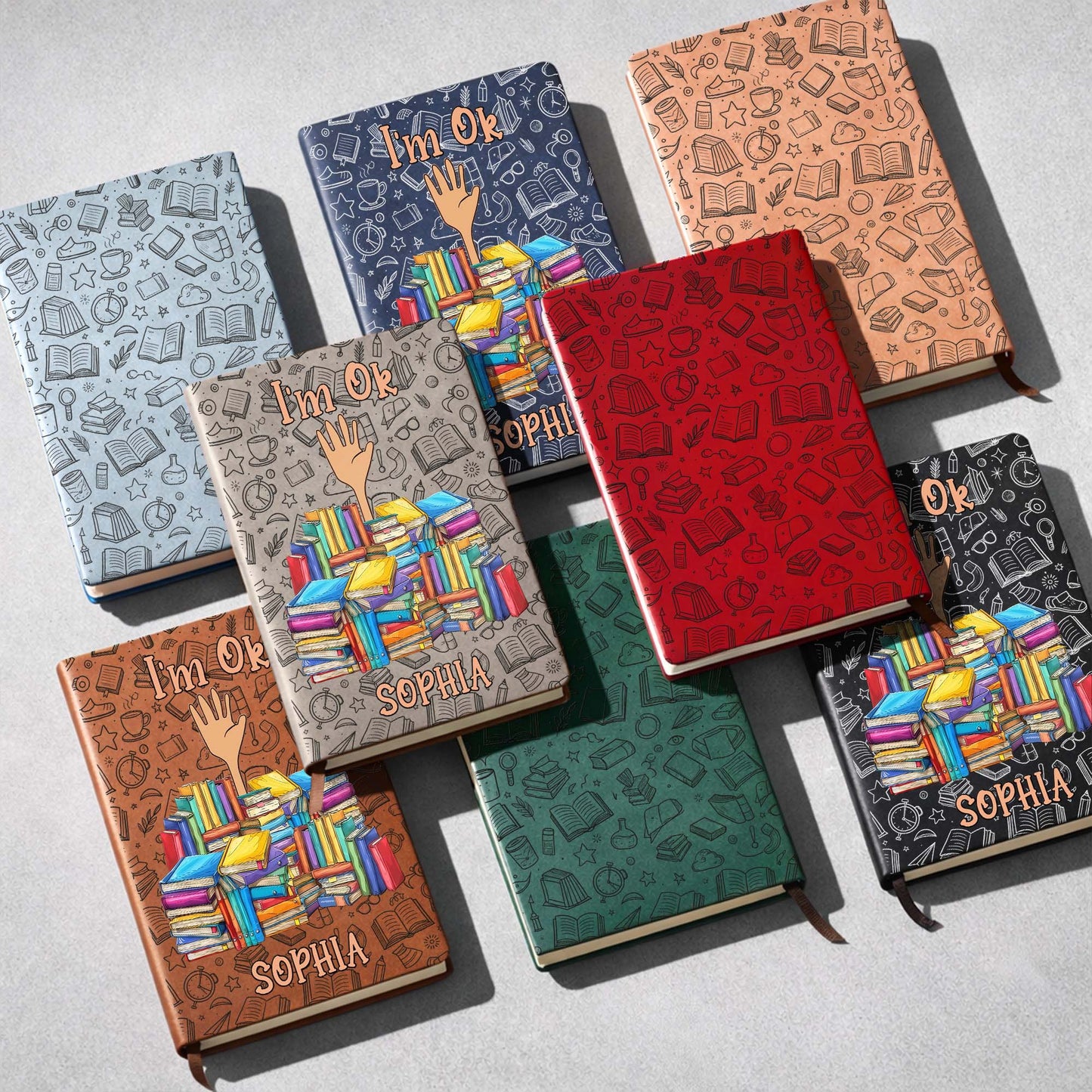 I'm Ok, Books And Coffee Design