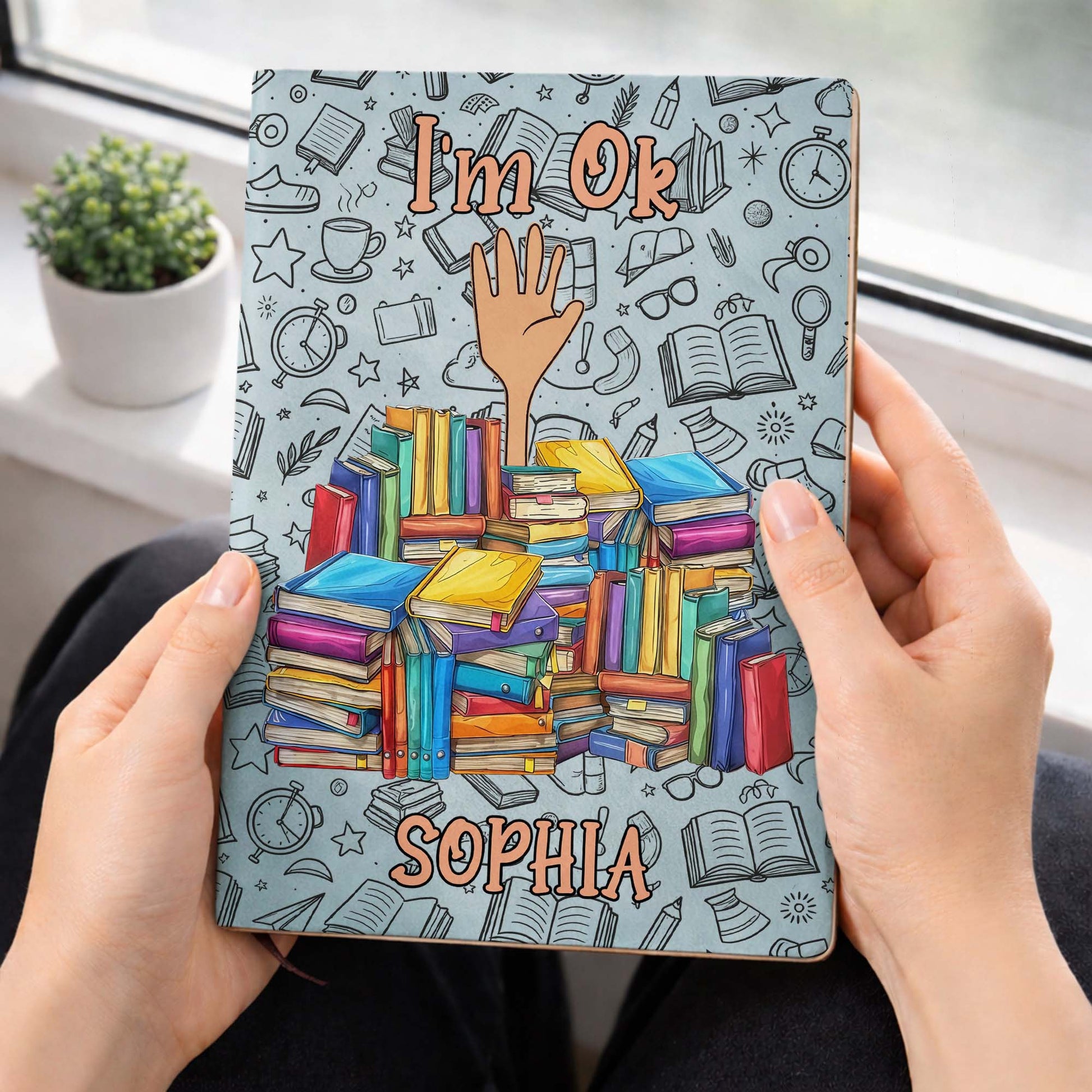 I'm Ok, Books And Coffee Design