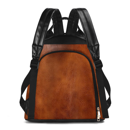 Custom Image - Little Kitty. Financial Burden - Personalized Leather BackPack - BP_CAT01
