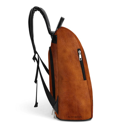 Custom Image - Little Kitty. Financial Burden - Personalized Leather BackPack - BP_CAT01