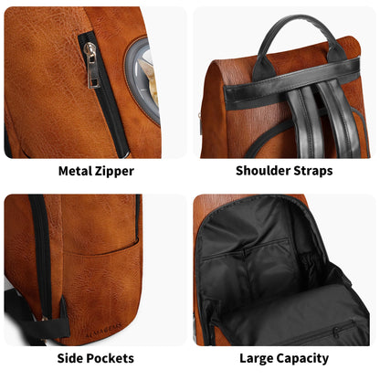 Custom Image - Little Kitty. Financial Burden - Personalized Leather BackPack - BP_CAT01