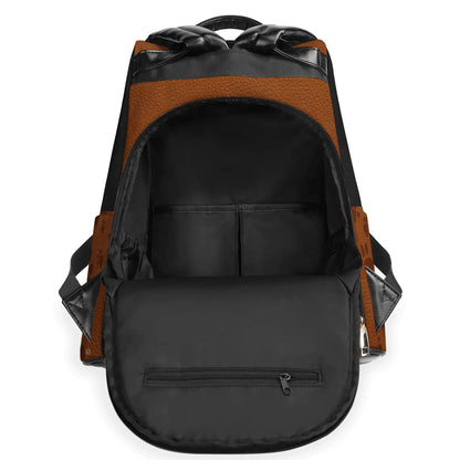 Mon avocat ou mes chats - Sac à dos en cuir personnalisé - BP_CAT02