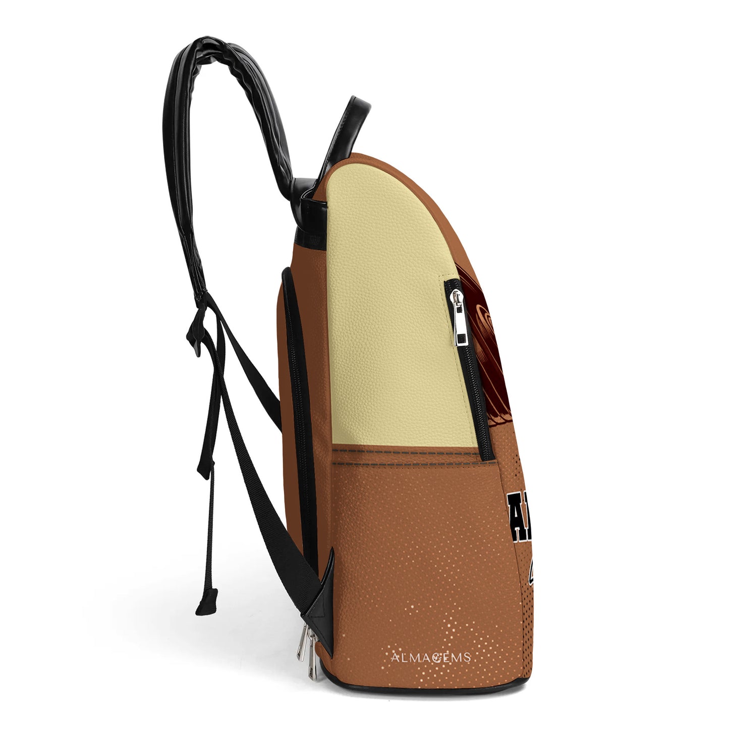 Et elle a soulevé lourdement pour toujours - Sac à dos en cuir personnalisé - BP_FN02