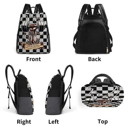 And HE Lifted Heavily Ever After - Personalized Custom Leather BackPack - BP_FN04