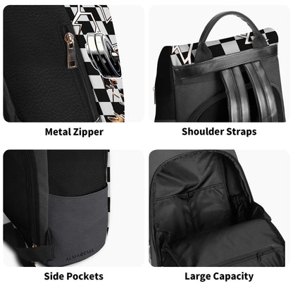 And HE Lifted Heavily Ever After - Personalized Custom Leather BackPack - BP_FN04
