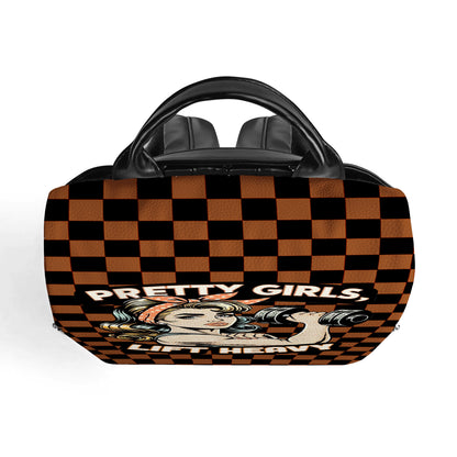 Pretty Girls Lift Heavy - Personalized Custom Leather BackPack - BP_FN05