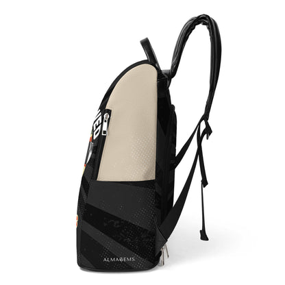 Hallowed Be Thy Gains - Personalized Custom Leather BackPack - BP_FN13