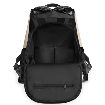 Hallowed Be Thy Gains - Personalized Custom Leather BackPack - BP_FN13
