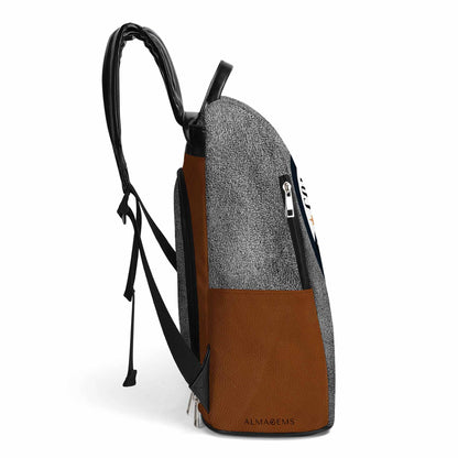 If You Want To Lift - Personalized Custom Leather BackPack - BP_FN14