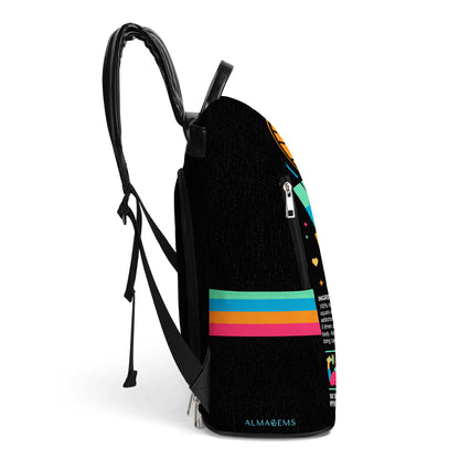 Muscle Mommy - Personalized Custom Leather BackPack - BP_FN18