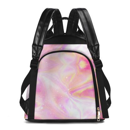 I'm A Barbell Girl - Personalized Custom Leather BackPack - BP_FN20