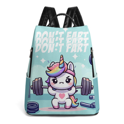 Don't Fart - Personalized Custom Leather BackPack - BP_FN24