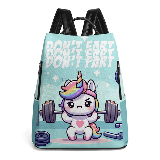 Don't Fart - Personalized Custom Leather BackPack - BP_FN24