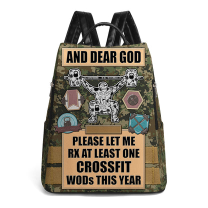 And Dear God - Personalized Custom Leather BackPack - BP_FN28