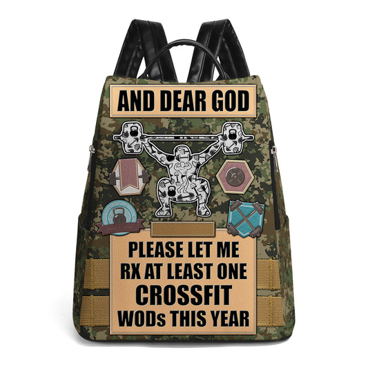 And Dear God - Personalized Custom Leather BackPack - BP_FN28