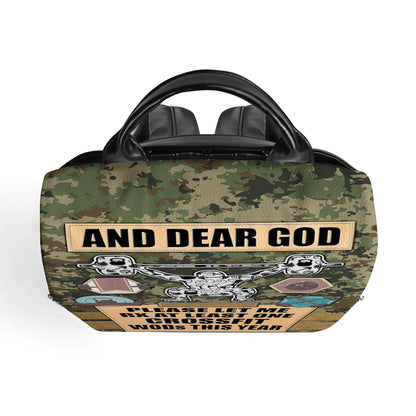 And Dear God - Personalized Custom Leather BackPack - BP_FN28