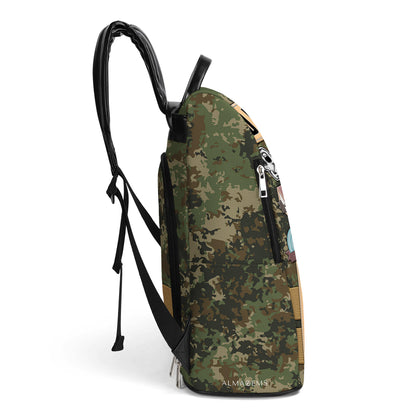 And Dear God - Personalized Custom Leather BackPack - BP_FN28