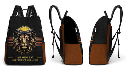 Je suis qui je suis - Sac à dos en cuir personnalisé - BP_K05