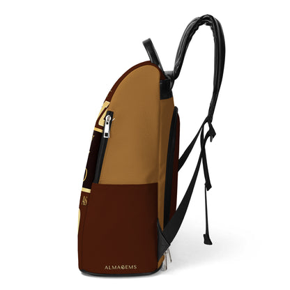 L'Homme, le Mythe, la Légende - Sac à dos en cuir personnalisé - BP_K07