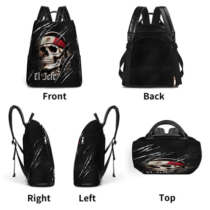 El Jefe - Personalized Custom Leather BackPack - BP_MX03
