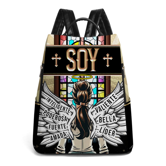 Soy - Personalized Custom Leather BackPack - BP_MX08
