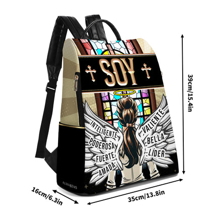 Soy - Personalized Custom Leather BackPack - BP_MX08
