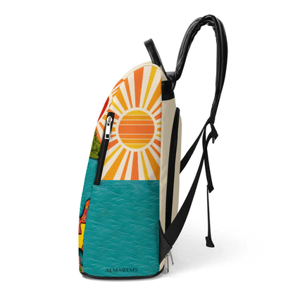 Hecho en México - Mochila de cuero personalizada - BP_MX13